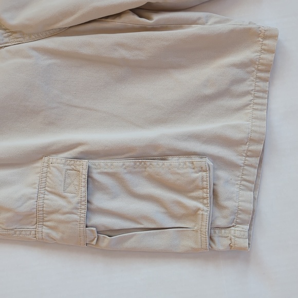 Plugg Co. Cargo Utility Hiking Shorts 33 Cream - Picture 5 of 16